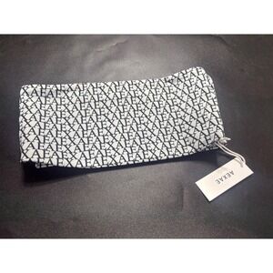 Aexae Monogram Bandeau Top Black White Logo Print Swimwear Aexae05 Small‎ NEW